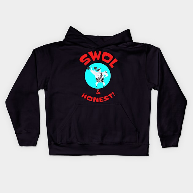 SWOL & HONEST Kids Hoodie by KristinaEvans126